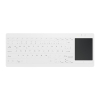 Contour Design Active Key AK-C4412F klawiatura Medyczna USB QWERTZ Niemiecki Biały