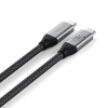 Satechi USB4 V2 Pro Cable kabel USB USB4 Gen 4x2 1,2 m USB C 120 Gbit/s 240 W Srebrny, Czarny-25174692