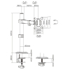 Equip 650156 uchwyt / stojak do monitorów 81,3 cm (32