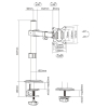 Equip 650166 uchwyt / stojak do monitorów 81,3 cm (32