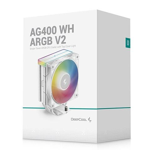 DeepCool AG400 WH Procesor Chłodnica powietrza 12 cm Biały 1 szt.-25145790