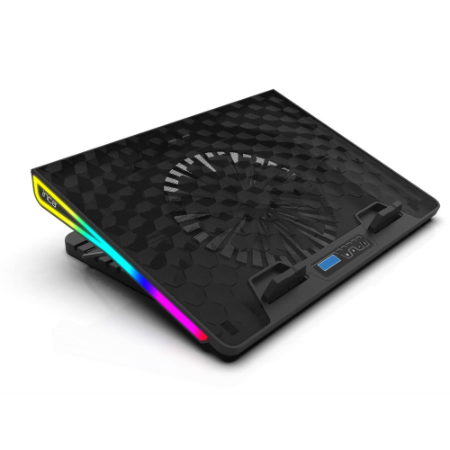 Inca INC-608GMS stojak na laptop Podstawka na notebooka Czarny 43,2 cm (17