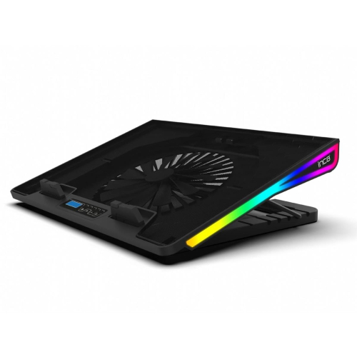Inca INC-608GMS stojak na laptop Podstawka na notebooka Czarny 43,2 cm (17")