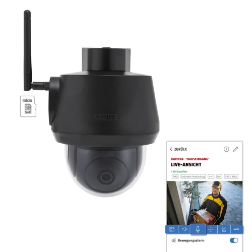 ABUS PPIC52520B kamera przemysłowa Kopułowa Kamera bezpieczeństwa IP Zewnętrzna 3840 x 2160 px Ściana