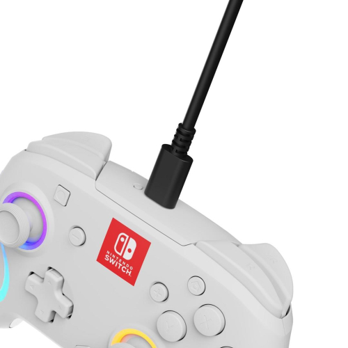 PDP Afterglow Wave Biały USB Gamepad Analogowa/Cyfrowa Nintendo Switch, Nintendo Switch Lite, Nintendo Switch OLED-2515