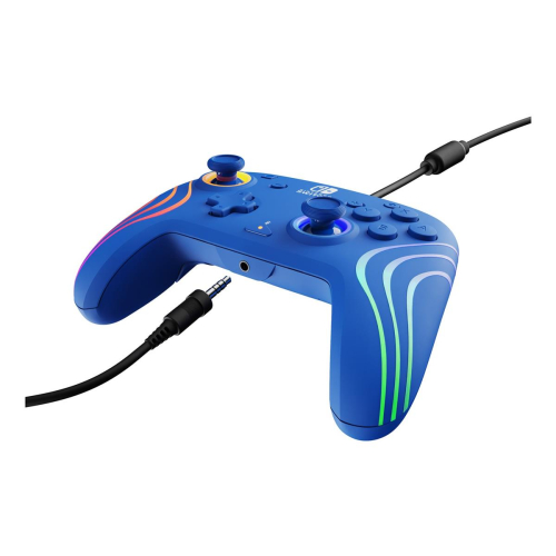 PDP Afterglow Wave Niebieski USB Gamepad Analogowa/Cyfrowa Nintendo Switch, Nintendo Switch OLED-25150101