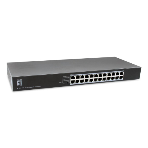 LevelOne GEU-2432 Nie zarządzany Gigabit Ethernet (10/100/1000) 1U Szary-25154367