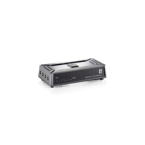 LevelOne FSW-0808TX przełącznik sieciowy Nie zarządzany Fast Ethernet (10/100) Szary
