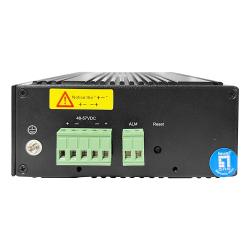 LevelOne IGP-1091 Zarządzany L3 2.5G Ethernet (100/1000/2500) Obsługa PoE Montaż na biurku/ścianie Czarny-25154631