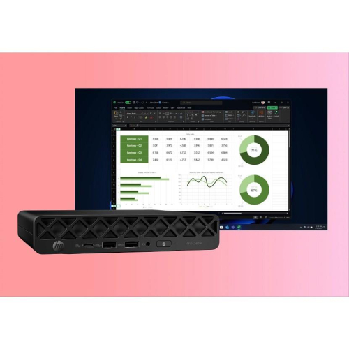 HP ProDesk 4 Mini G1i AI Intel Core Ultra 5 235T 16 GB DDR5-SDRAM 512 GB SSD Windows 11 Pro Mini PC AI PC Czarny-2515714
