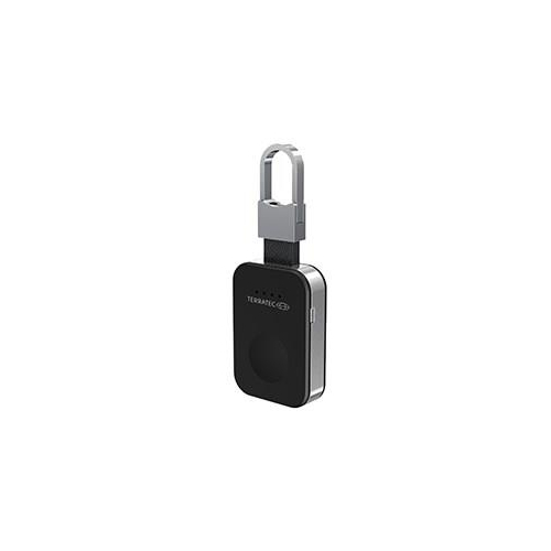 Terratec Charge AIR Key 950 mAh Bezprzewodowe ładowanie Czarny, Srebrny