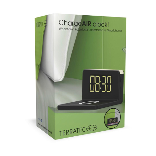 Terratec ChargeAir Cyfrowy budzik Czarny, Żółty-25158377