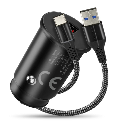 EVERACTIVE ŁADOWARKA SAMOCHODOWA 1 X USB CZARNA + KABEL CC-15QC