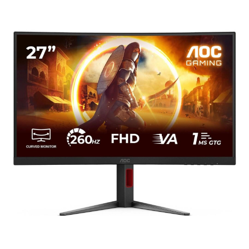 AOC G4 C27G4Z2 monitor komputerowy 68,6 cm (27") 1920 x 1080 px Full HD LCD Czarny, Czerwony