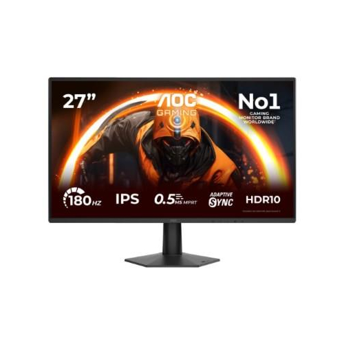 AOC 27G50F monitor komputerowy 68,6 cm (27") 1920 x 1080 px Full HD LED Czarny