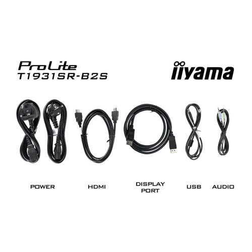 iiyama ProLite T1931SR-B2S monitor komputerowy 48,3 cm (19