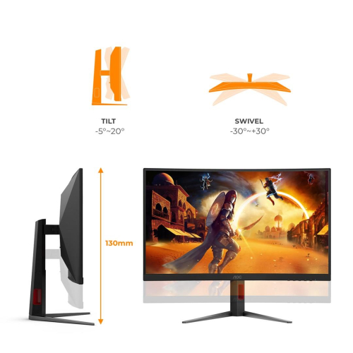 AOC G4 CQ27G4Z2P monitor komputerowy 68,6 cm (27