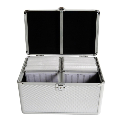 MediaRange BOX75 opakowania na płyty CD Obudowa pudełkowa 200 dysków Srebrny-25167978