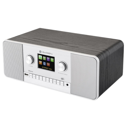 GoGen IR 257 BTDAB Internet Cyfrowy Srebrny