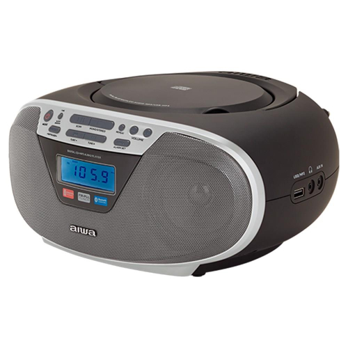 AIWA boombox BBTU-400SL CD/FM RDS/USB/BT srebrny-25169136