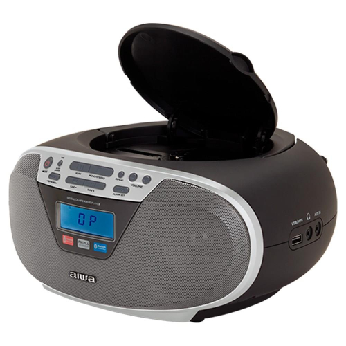 AIWA boombox BBTU-400SL CD/FM RDS/USB/BT srebrny-25169139