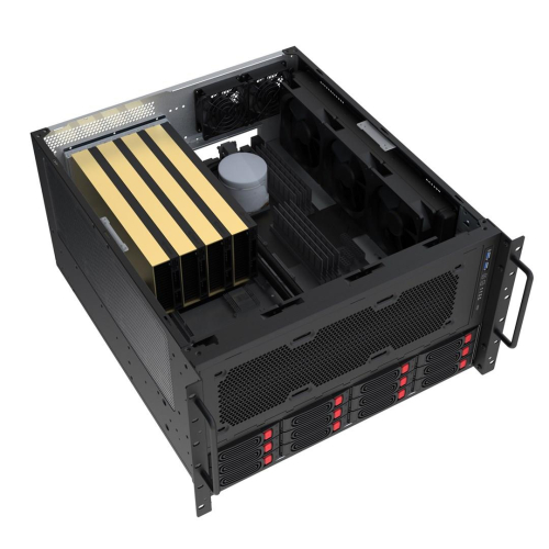 Silverstone RM61-312 Rack Czarny-25171096
