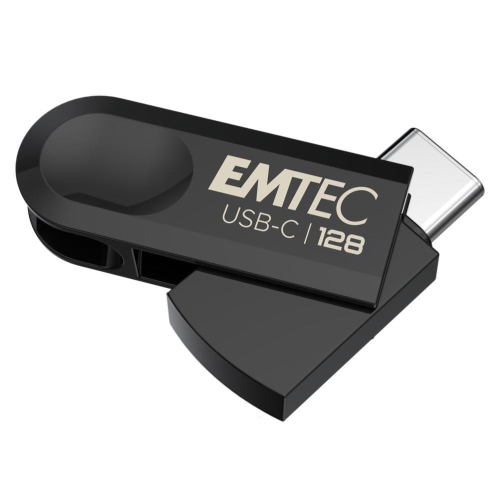 Emtec C280 pamięć USB 128 GB USB Type-C 3.2 Gen 1 (3.1 Gen 1) Czarny