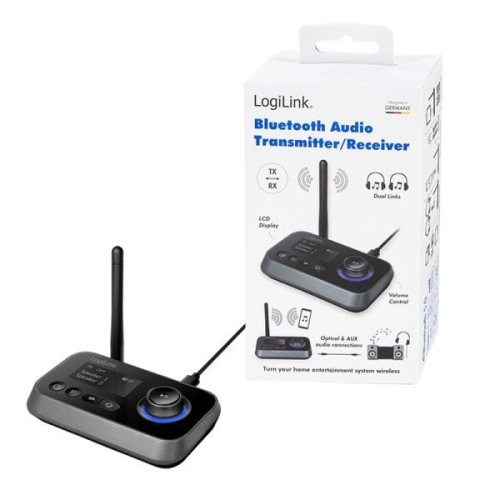 LogiLink BT0062 przedłużacz AV Nadajnik i odbiornik AV Czarny-25173384