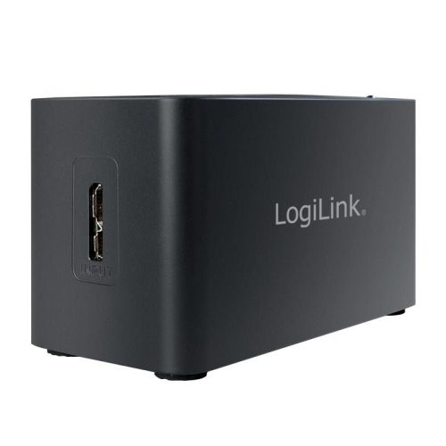 LogiLink CR0042 stacja dokująca Przewodowa USB 3.2 Gen 1 (3.1 Gen 1) Type-A Czarny-25173943