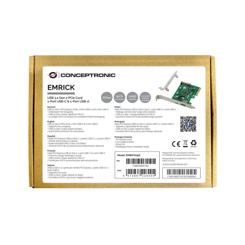 Conceptronic EMRICK09G adapter Wewnętrzny USB 3.2 Gen 2 (3.1 Gen 2)-25173963