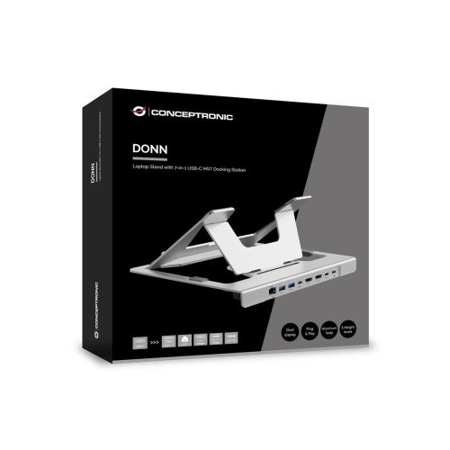 Conceptronic DONN35S stojak na laptop Podstawka na notebooka Srebrny-25173973