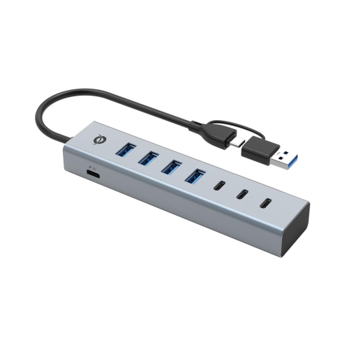 Conceptronic HUBBIES20G huby i koncentratory USB 3.2 Gen 1 (3.1 Gen 1) Type-C 5000 Mbit/s Szary-25173977