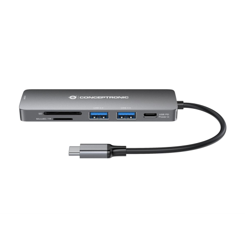 Conceptronic DONN11G stacja dokująca Przewodowa USB 3.2 Gen 1 (3.1 Gen 1) Type-C Szary-25174023