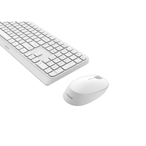 Philips 3000 series SPT6307W/00 klawiatura Dołączona myszka Uniwersalne RF Wireless QWERTY Angielski Biały-25174307