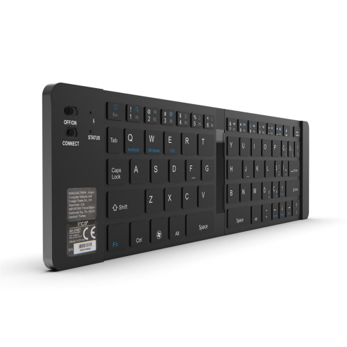 Inca IBK-579BT klawiatura Dom Bluetooth Metaliczny, Srebrny-25174366