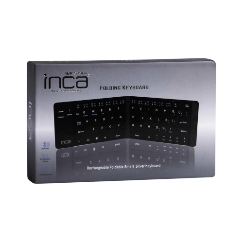 Inca IBK-579BT klawiatura Dom Bluetooth Metaliczny, Srebrny-25174368