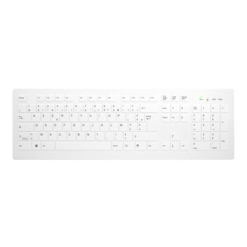 Contour Design Active Key AK-C8112 klawiatura Medyczna RF Wireless AZERTY Francuski Biały