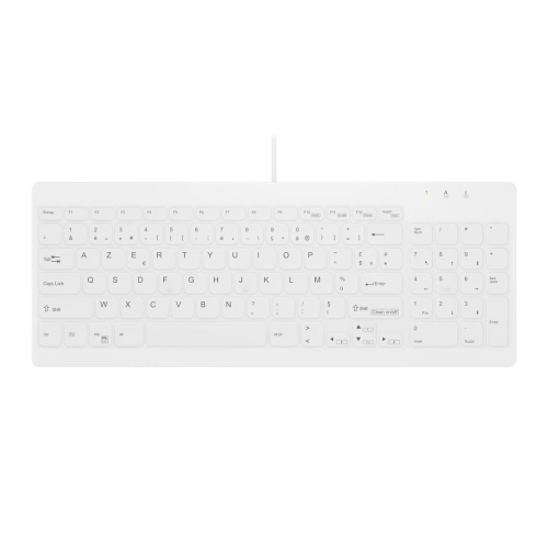 Contour Design Active Key AK-C7012 klawiatura Medyczna USB Francuski Biały