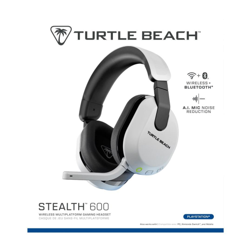 Turtle Beach Stealth 600 Gen 3 Zestaw słuchawkowy Bezprzewodowy Opaska na głowę Gaming Bluetooth Biały-25175321