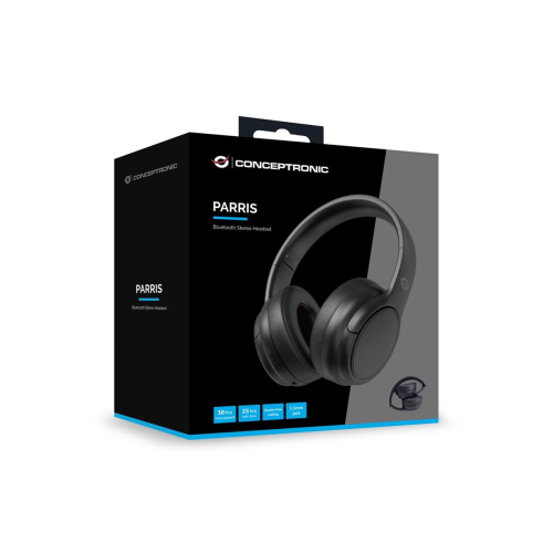 Conceptronic PARRIS03B słuchawki/zestaw słuchawkowy Przewodowy i Bezprzewodowy Opaska na głowę Połączenia/muzyka B