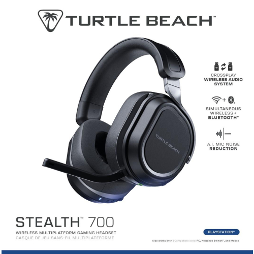 Turtle Beach Stealth 700 Zestaw słuchawkowy Przewodowa Opaska na głowę Gaming Bluetooth Czarny-25175653