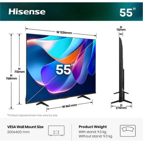 Hisense 55A6S 139,7 cm (55