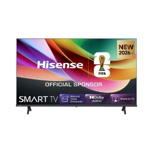 Hisense 32A4S 81,3 cm (32") HD Smart TV Wi-Fi Czarny 200 cd/m2
