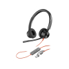 Poly Blackwire 3320 Stereo USB-C Headset +USB-C/A Adapter-25290766
