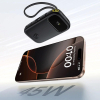 Powerbank Baseus EnerFill FC31 QPow3 20000mAh 45W z wyświetlaczem z kablami USB-C i Lightning - czarny-25333629