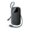Powerbank Baseus EnerFill FC31 QPow3 20000mAh 45W z wyświetlaczem cyfrowym z 2 wbudowanymi kablami USB-C - czarny-25333