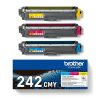 Brother TN-242CMY kaseta z tonerem 1 szt. Oryginalny Cyjan, Purpurowy, Żółty-25358802