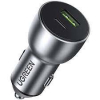 Ugreen ładowarka samochodowa USB / USB Typ C Quick Charge 3.0 Power Delivery 36 W 3 A szary