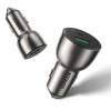 Ugreen ładowarka samochodowa USB / USB Typ C Quick Charge 3.0 Power Delivery 36 W 3 A szary-25365269