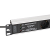 Digitus DN-95441 rozdzielacz zasilania PDU 7 x gniazdo sieciowe 1U Czarny, Srebrny-25391863